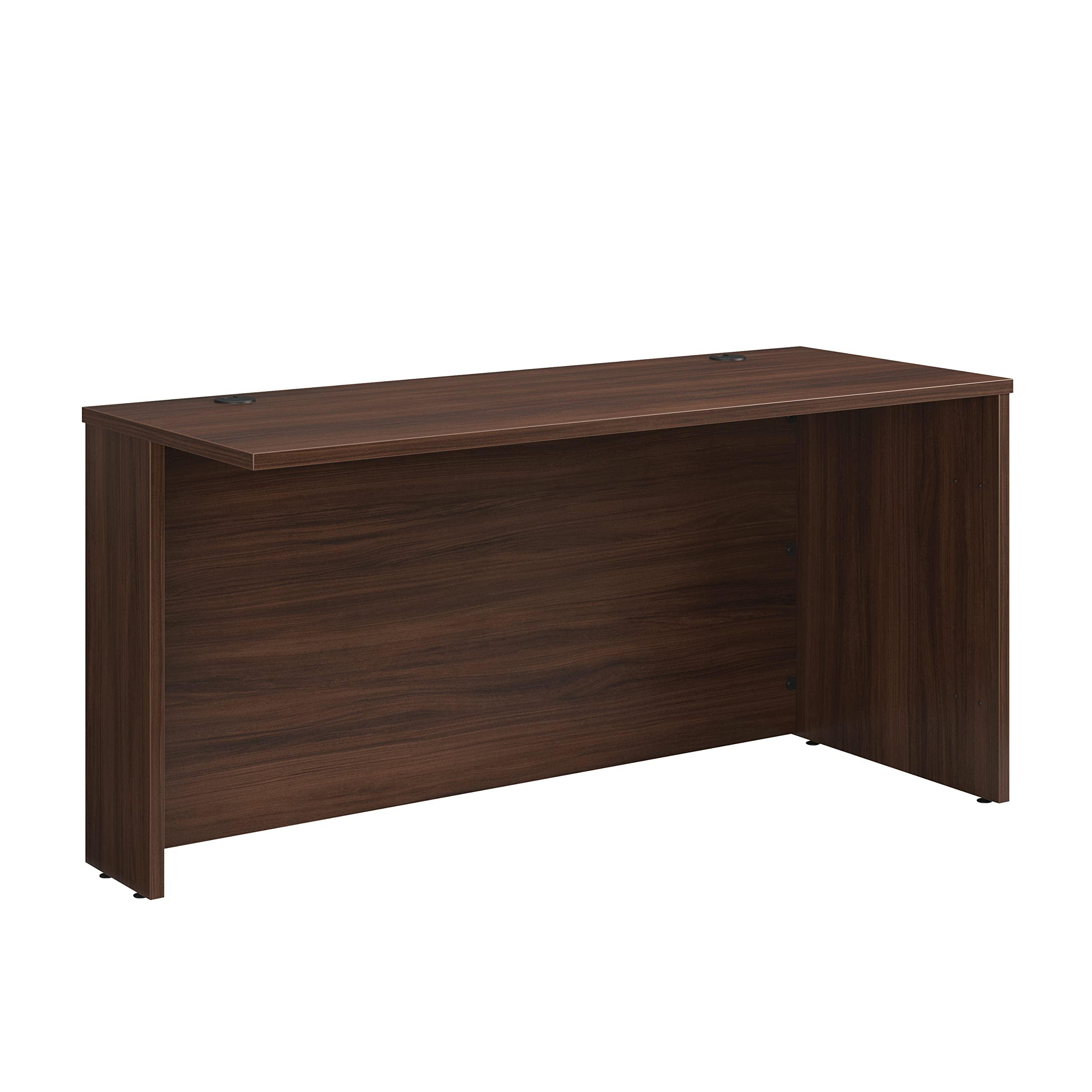 Sauder OfficeWorks by Sauder Affirm 60 X 24 Desk Shell/cred/Return, Noble Elm Finish