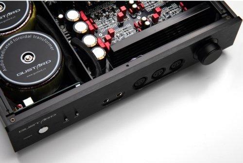 Gustard Gustard H20 Opamp Dual LM49720 Full Balanced Class A Headphone Amplifier Pre Amplifier (Silver)