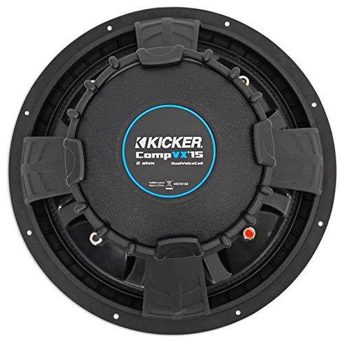 KICKER KICKER (2) 44CVX152 Comp VX CVX 15\" 4000w Car Subwoofers Subs CVX15-4 44CVX15-4