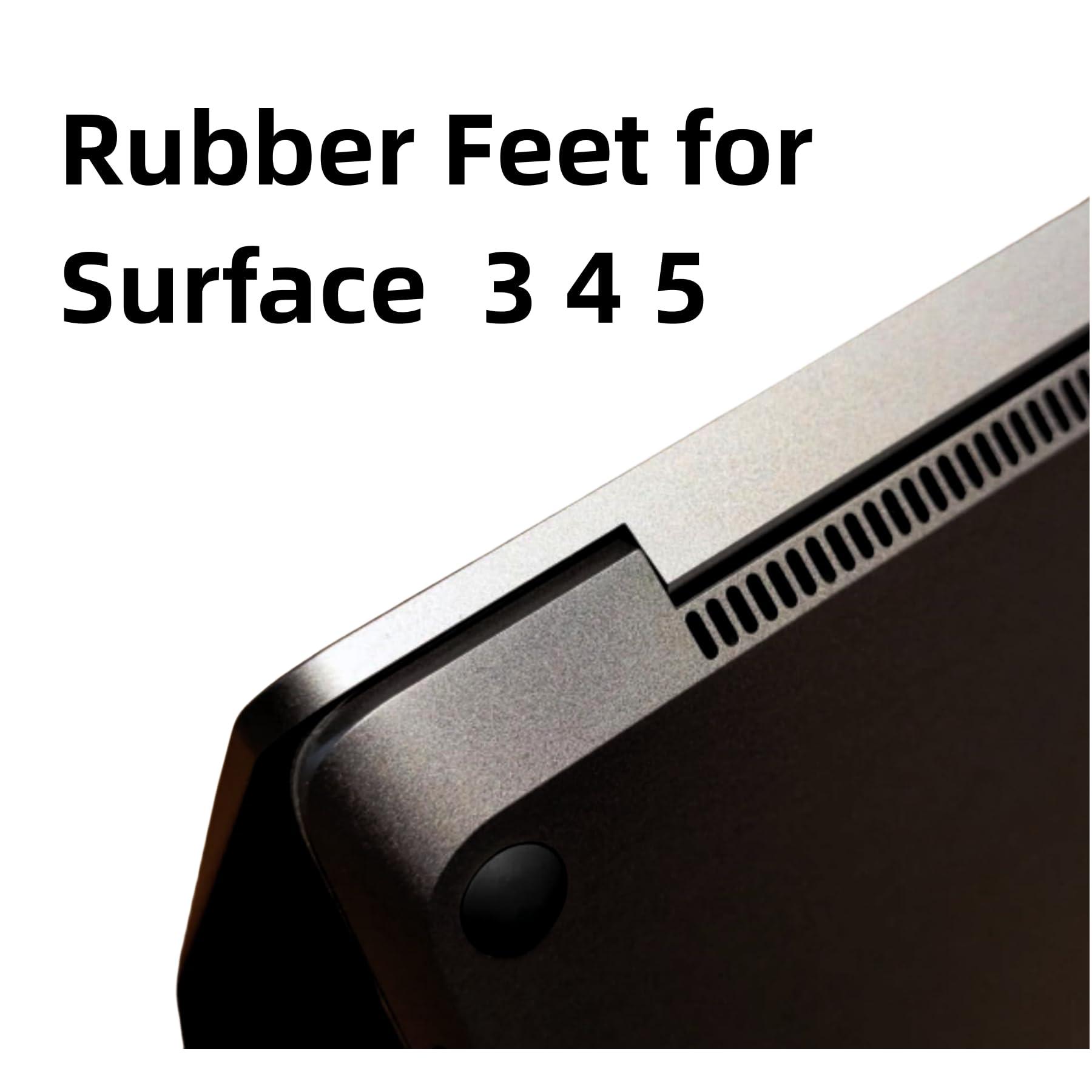 XIANG-YI Rubber Feet Mat Replacement for Microsoft Surface Laptop 3 4 5 Anti Slip Laptop Bottom Case Rubber Foot Pads Black