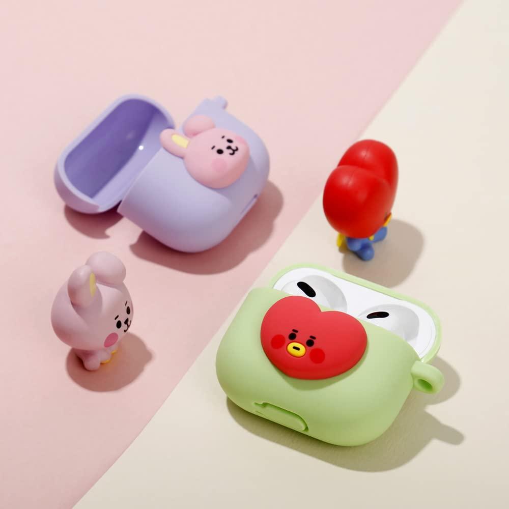 BT21 BT21 Case for AirPods 3, Pastel Silicon with Wireless Charging [Official Merchandise] [7FLAVORS] (KOYA)