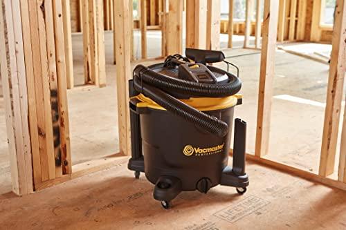 Vacmaster Vacmaster Professional - Wet/Dry Vac, 16 Gallon, Beast Series, 6.5 HP 2-1/2" Hose (VJH1612PF0201), Black