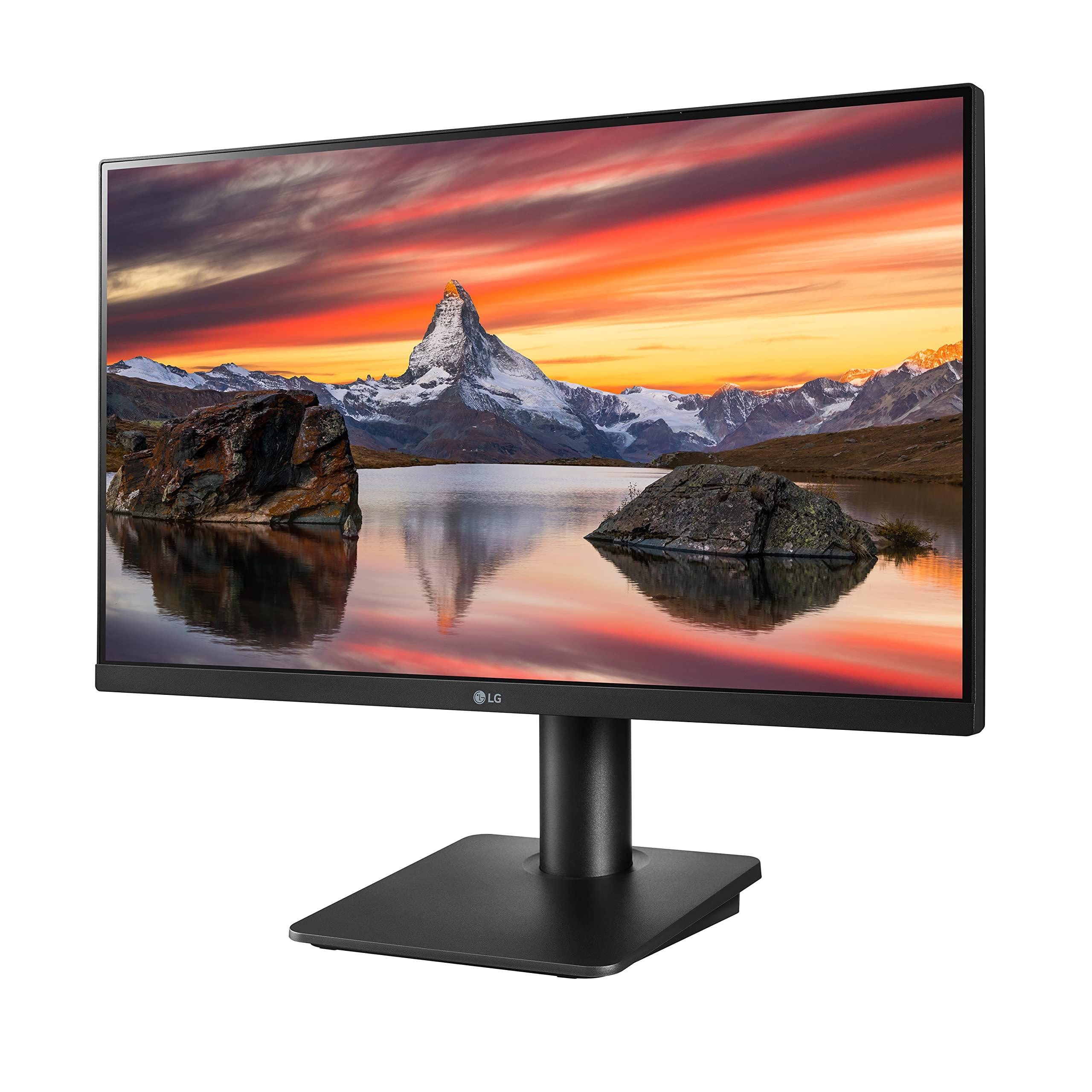 LG LG 24MP450-B Monitor 24" Full HD (1920 x 1080) IPS Display, 3-Side Virtually Borderless Design, AMD FreeSync, 5ms GtG Response Time, Reader Mode, OnScreen Control with Screen Split,Black