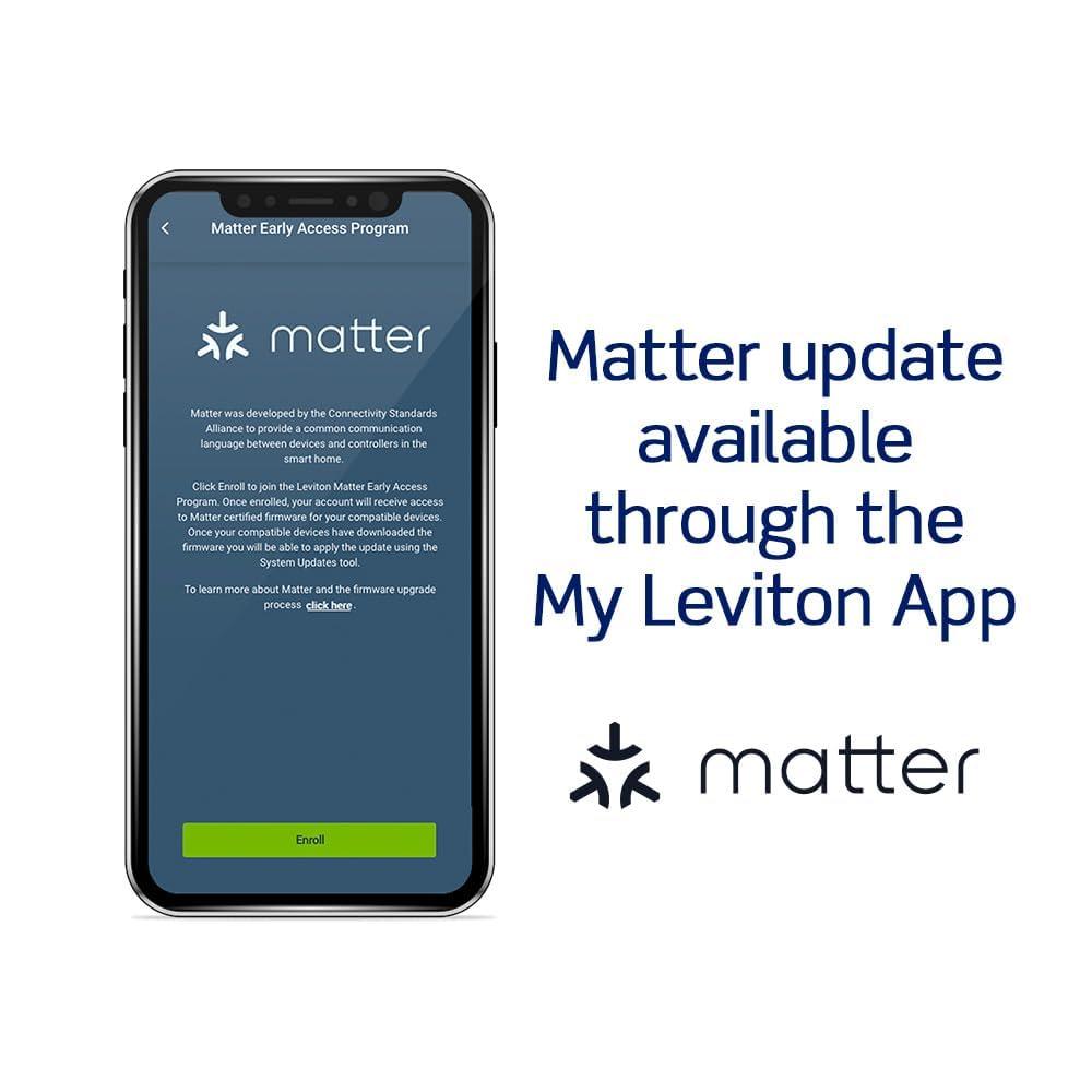 Leviton Leviton Decora Smart Plug, Wi-Fi 2nd Gen, Works with Matter, My Leviton, Alexa, Google Assistant, Apple Home/Siri & Wire-Free Anywhere Companions for Switched Outlet, D215P-1RW, White