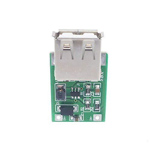 Stayhome365 Stayhome 1pcs 0.9V-5V to 5V 600MA USB Output Charger Step up Power Module Mini DC-DC Boost Converter Green