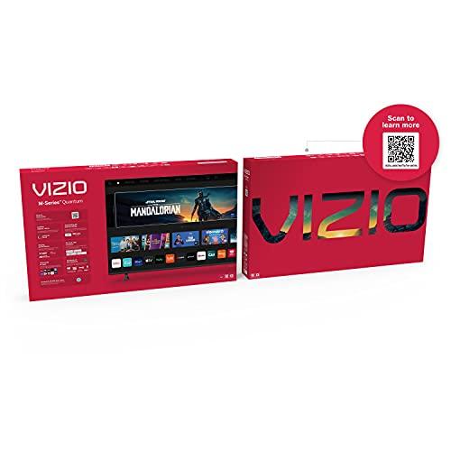 VIZIO VIZIO 50-Inch M-Series 4K QLED HDR Smart TV with Voice Remote, Dolby Vision, HDR10+, Alexa Compatibility, VRR with AMD FreeSync, M50Q6-J01, 2022 Model