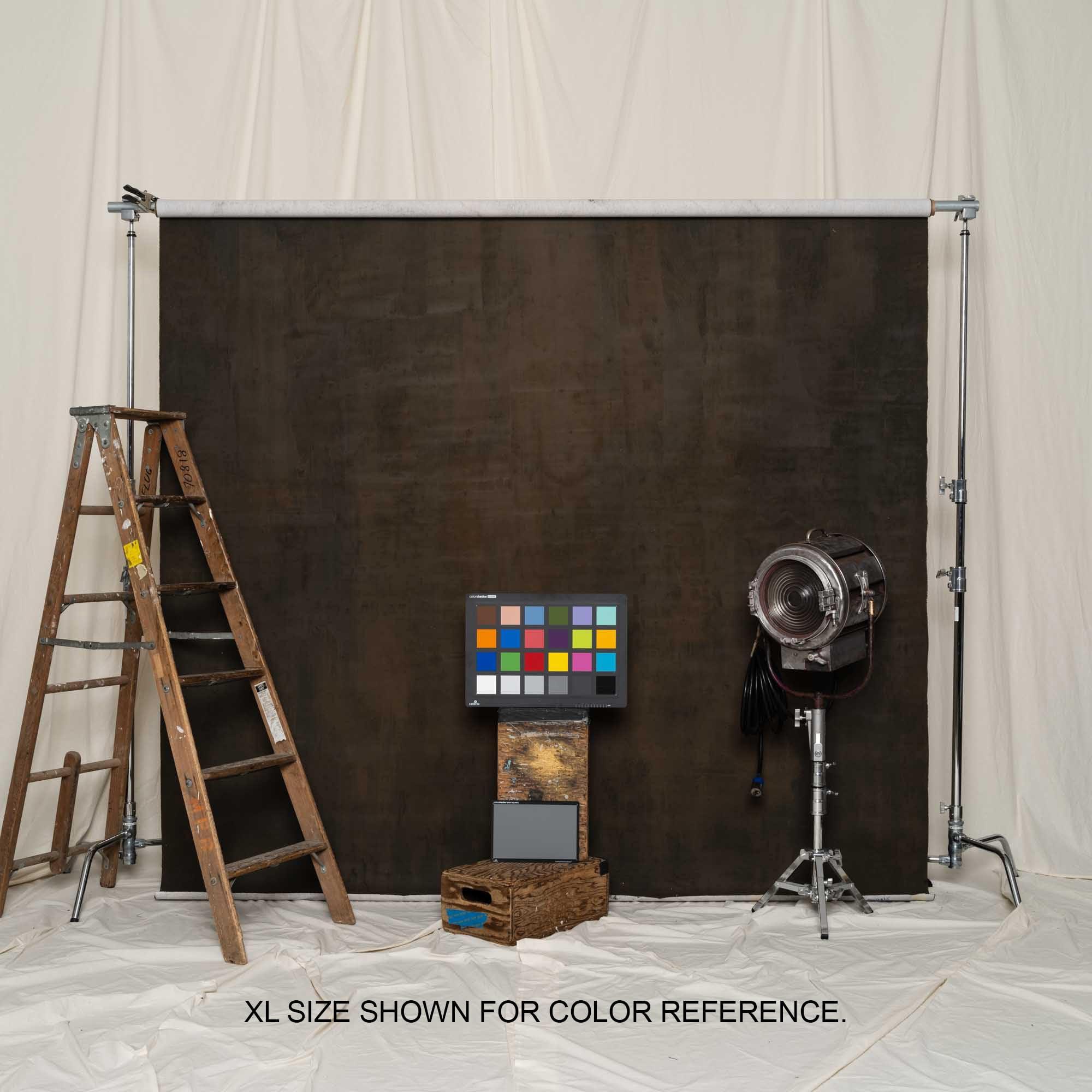 Gravity Backdrops Gravity Backdrops Hand Painted Classic Collection Brown XL 8.9 x 9.8 ft Strong Texture Backdrop