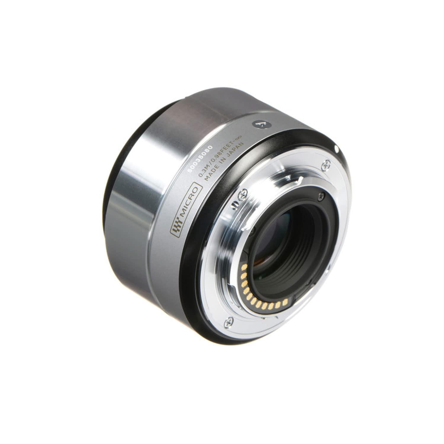 SIGMA Sigma 30mm f/2.8 DN Art Lens for Micro Four Thirds (Silver)(33S963) Bundle with 128GB Memory Card + Filter Kit + Tripod and More