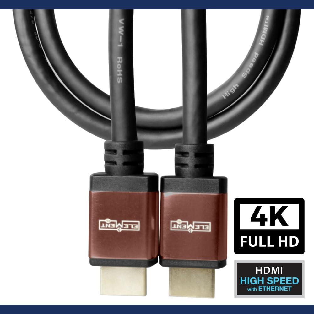 Element-Hz Element-Hz 4K HDMI Cable High Speed w/Ethernet (20 Meters / 65.6ft)