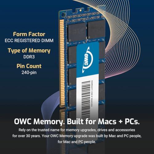 OWC OWC 64GB (4x16GB) DDR3L 1600 PC3L-12800 CL11 2Rx4 240-pin 1.35V ECC Registered RDIMM Memory RAM Module Upgrade Kit Compatible with Dell PowerVault NX400