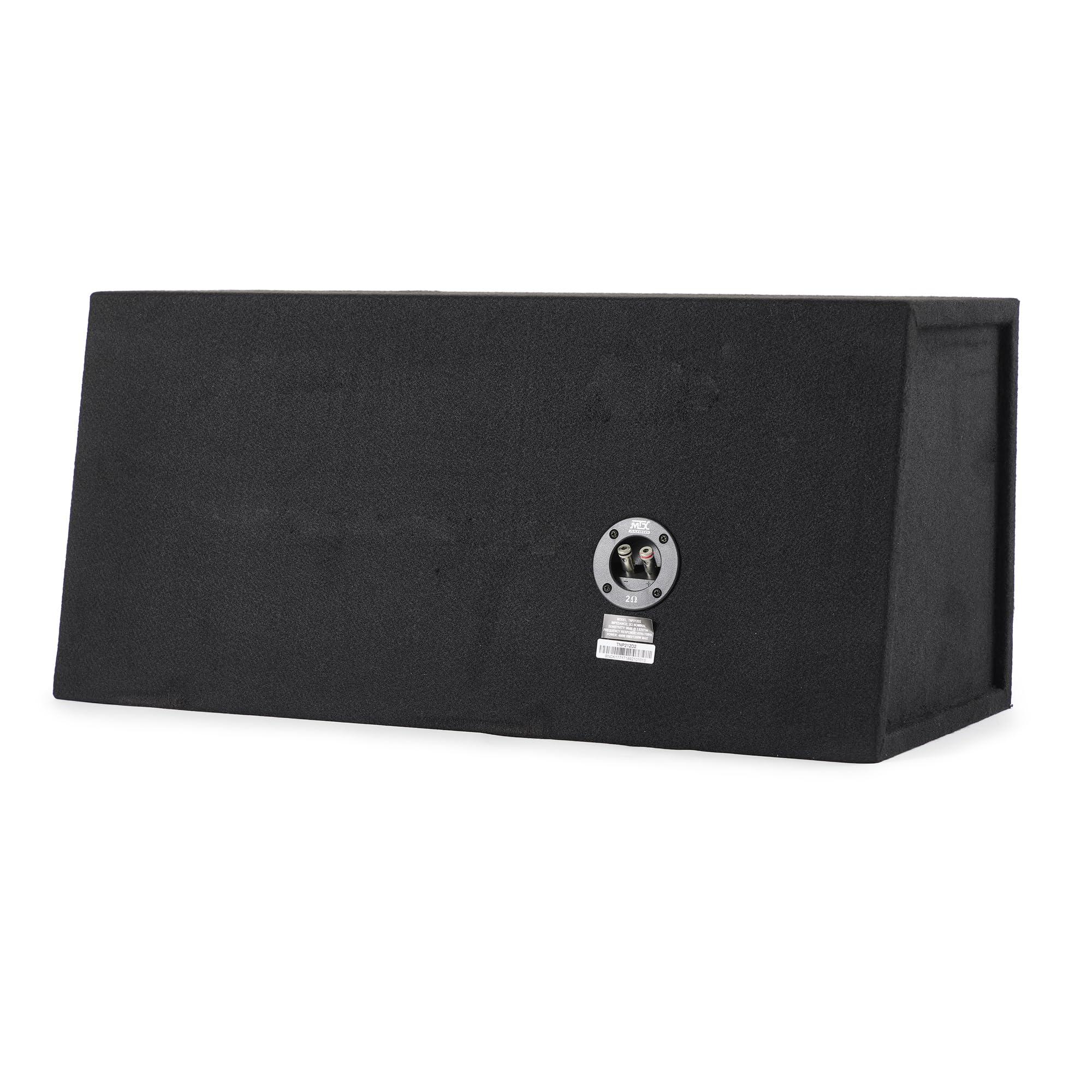 MTX MTX Audio TNP212D2 Terminator Power Pack Subwoofer System - Set of 2,BLACK