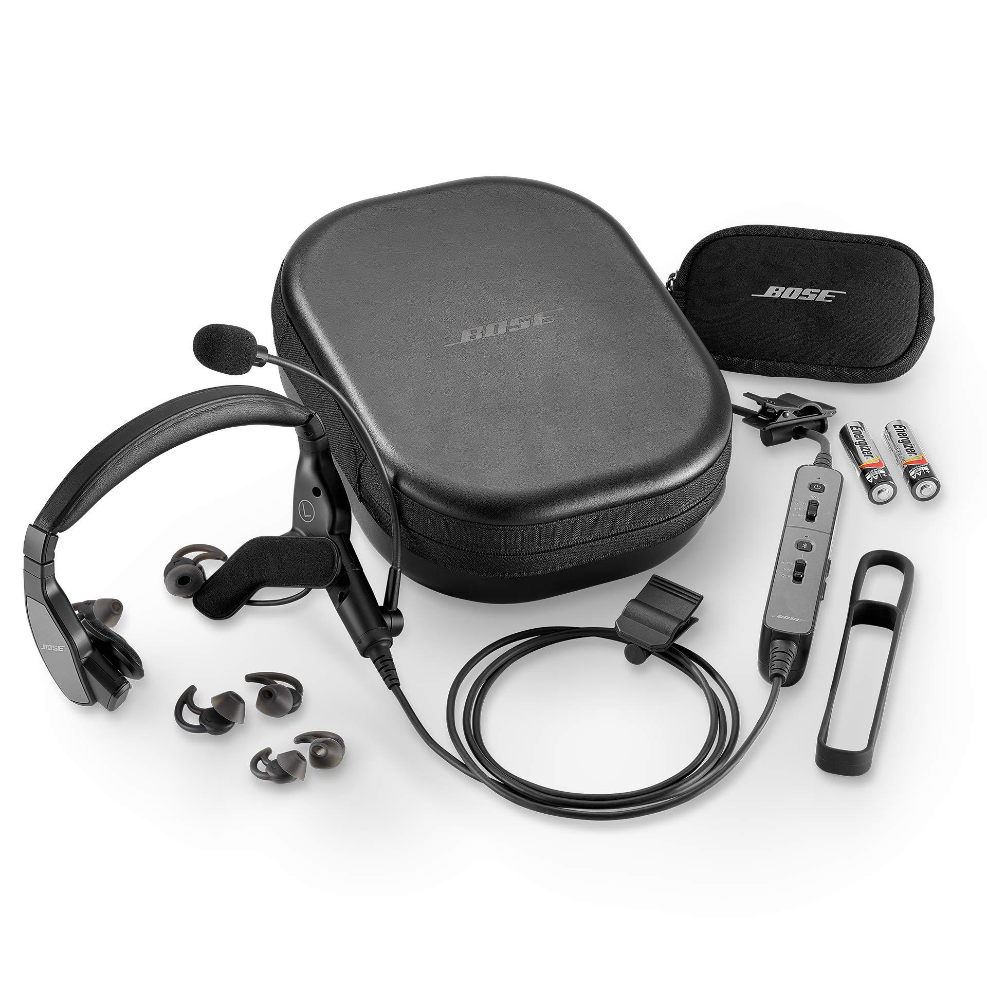 Bose Bose Proflight Series 2 Aviation Headset with Bluetooth Connectivity, 5 Pin XLR Cable, Black