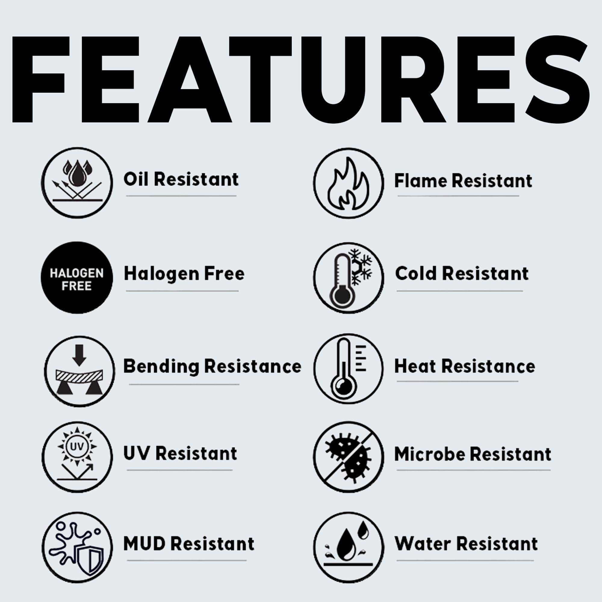 BEST CONNECTIONS BEST CONNECTIONS 8 Gauge Wire (25ft, Black Translucent) | Ideal for Automotive Wire, Car Amplifier, Speaker, Trailer | Durable Primary/Remote, Power/Ground Electrical Wiring