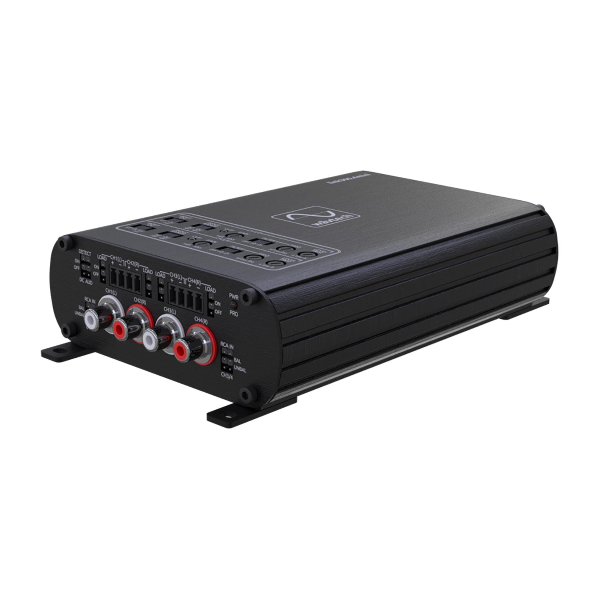 Wavtech Wavtech link300.4mini - 300 Watt 4-Channel Amplifier, and Wavtech link1000.1mini - 1000 Watt Mono Amplifier