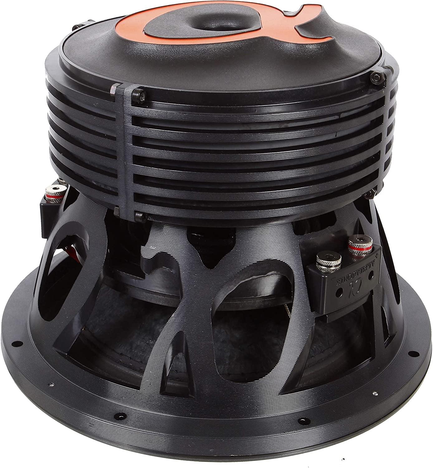 Alphasonik Alphasonik VSW810 Venum 800 Series 10 3300 Watts Max / 1100 Watts RMS Dual 4 Ohm Car Subwoofer Die Cast Aluminum Basket w/Double Stacked Magnets Carbon Fiber Cone Cooling Rings System Sub Woofer