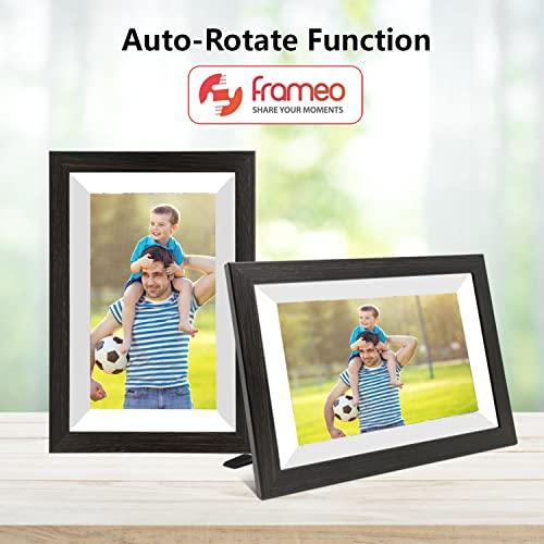 LuvLink LuvLink Digital Photo Frame! Brown Smart Frameo WiFi Connected Photo Frame - 10 inch, 1280x800, 16 GB. Send Photos to Your Loved Ones from Anywhere!