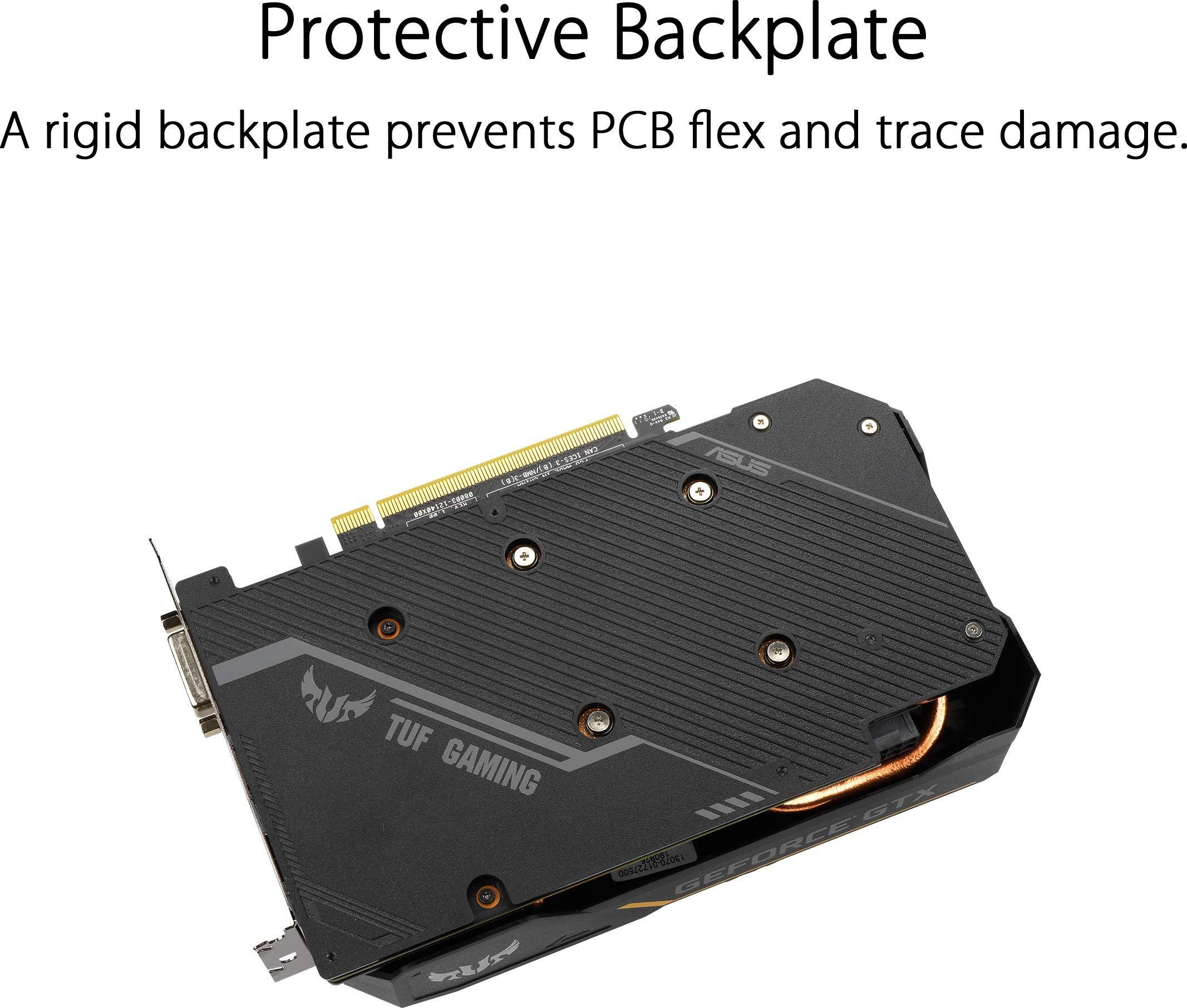 ASUS ASUS TUF Gaming GeForce GTX 1650 Super 4GB Edition HDMI DP DVI Gaming Graphics Card (TUF-GTX1650S-4G-GAMING)