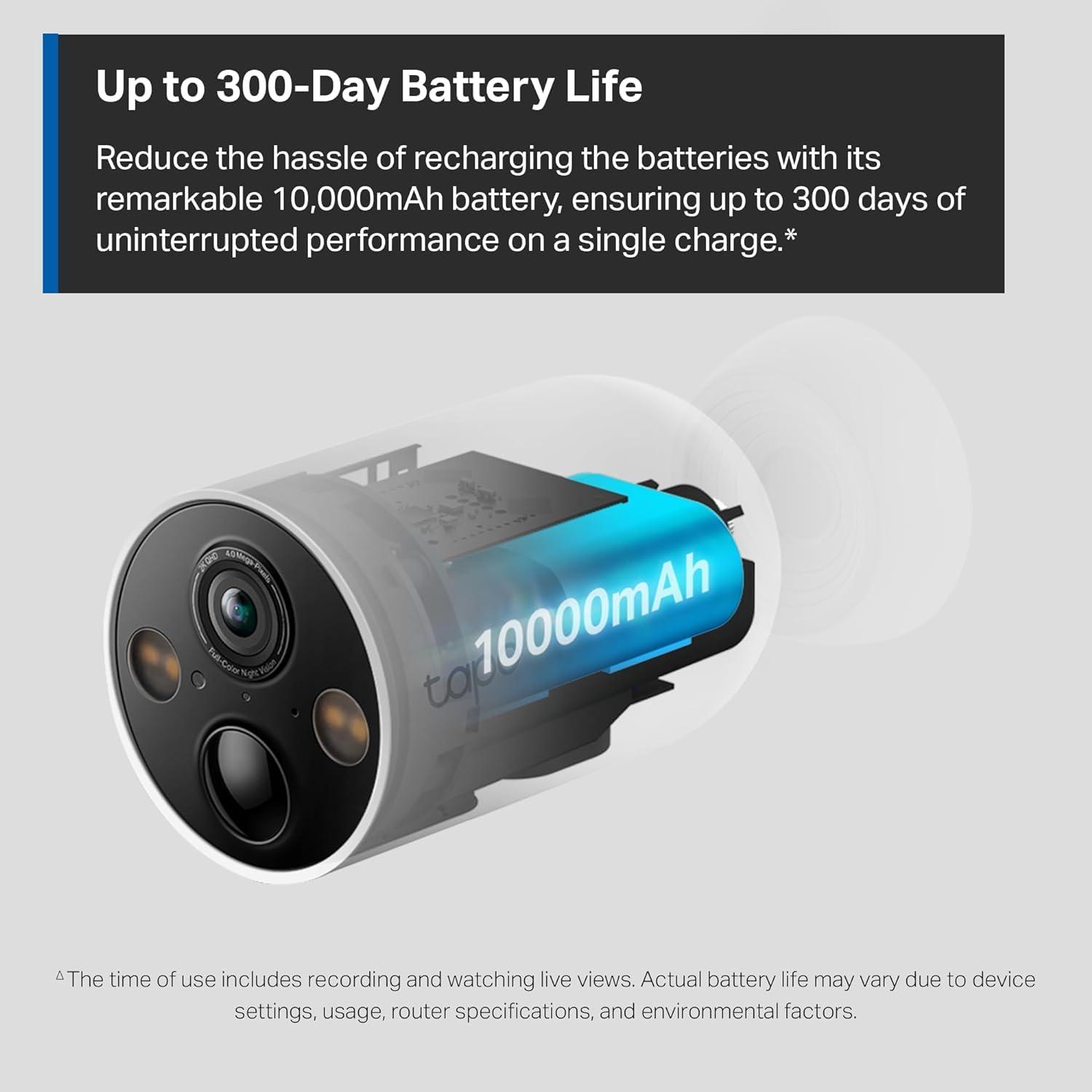 Tapo TP-Link MagCam, 2024 PCMag Editors Choice & Wirecutter Recommended Outdoor Security Camera, 2K, Battery, Magnetic Mount Wireless Camera, 150 FOV, SD/Cloud Storage, Person/Vehicle Detection