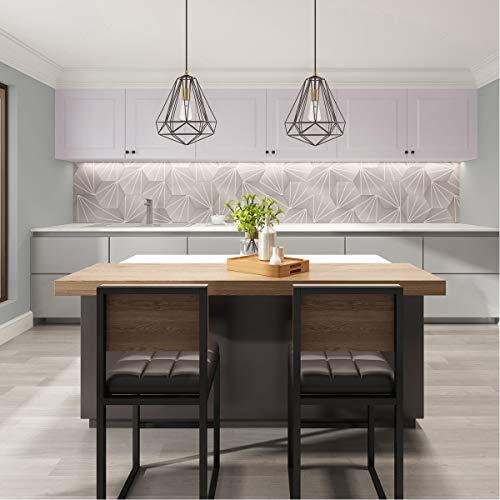 Livex Lighting Livex Lighting 41324-07 Geometric Shade - 12.25" One Light Mini Pendant, Bronze Finish with Bronze Metal Shade