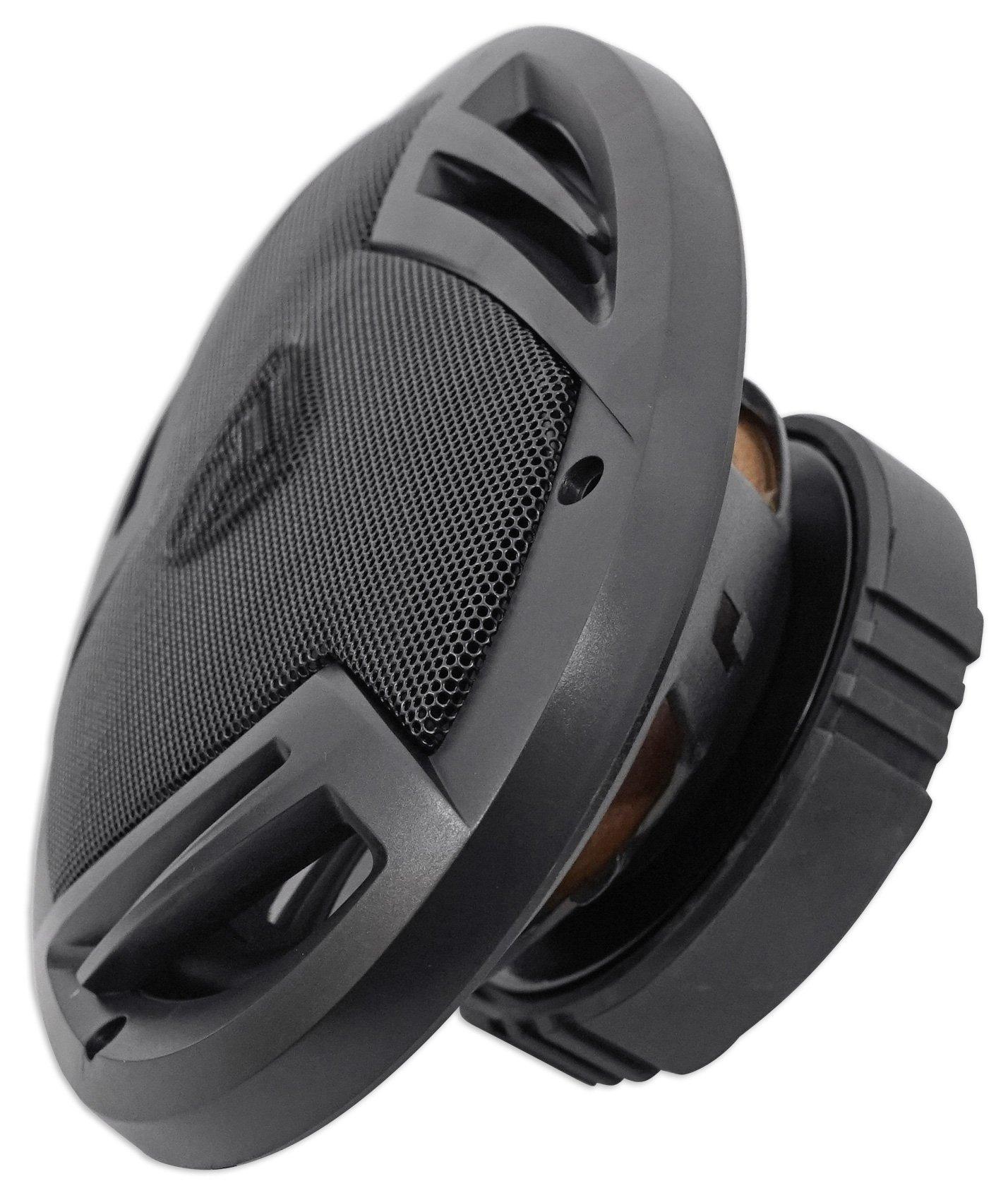 Rockville Rockville (4) RV69.4A 6x9 4-Way Car Speakers 1000 Watts/220w RMS CEA Rated Bundle with (1) ATOM P20 Marine/ATV/Car Bluetooth Amplifier, (1) RWK42 Installation Wire Kit (6 Items)