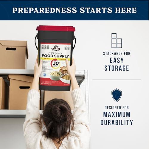 Augason Farms Augason Farms 30-Day 1-Person Standard Emergency Food Supply Kit, Survival Food, Just Add Water, 200 Servings