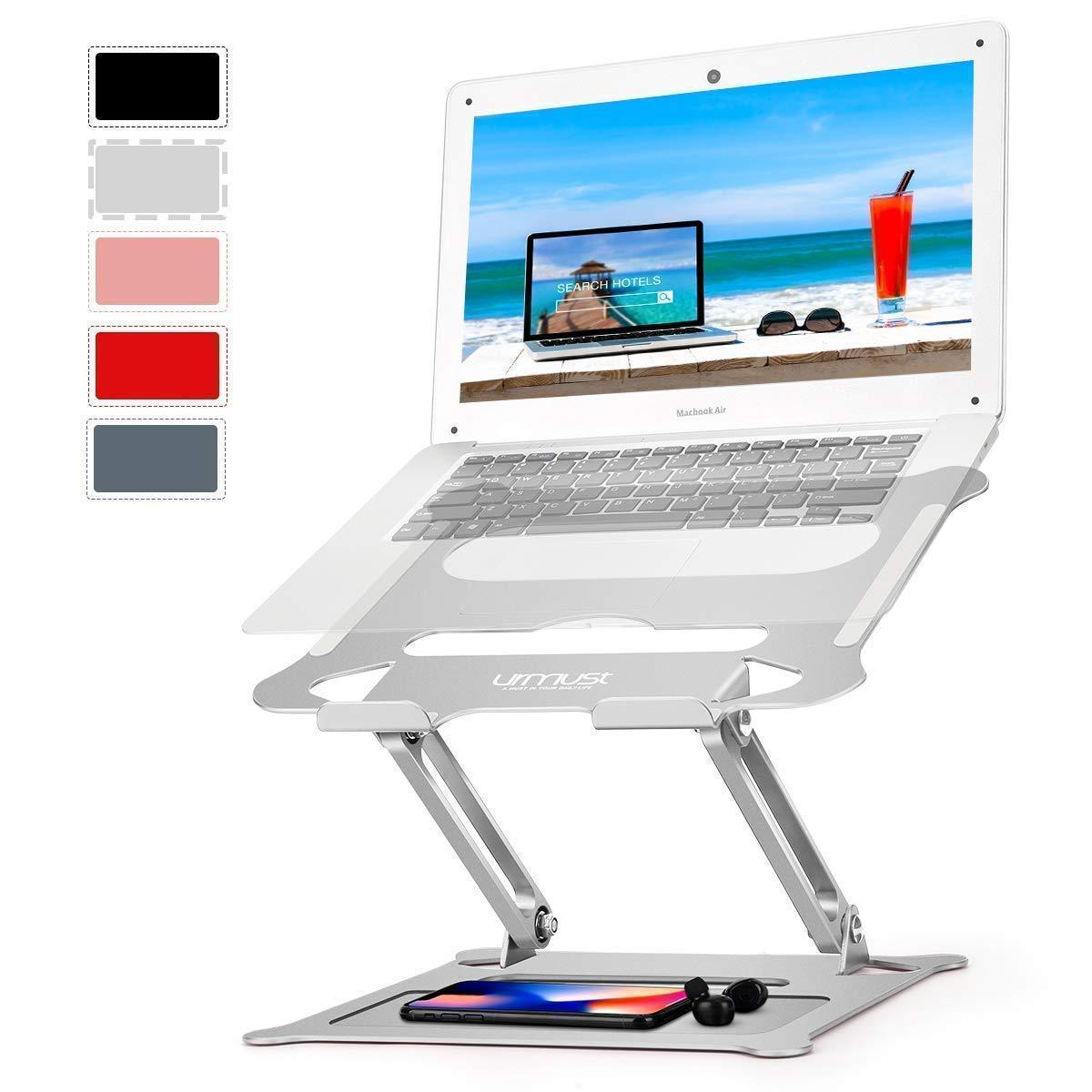 Urmust Urmust Ergonomic Adjustable Laptop Stand (Black) Ergonomic Adjustable Laptop Stand (Silver)
