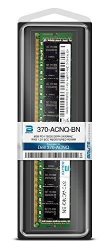 Brute Networks Brute Networks 370-ACNQ-BN - 8GB DDR4-2400Mhz 1Rx8 ECC Registered RDIMM (Compatible with OEM PN# 370-ACNQ)