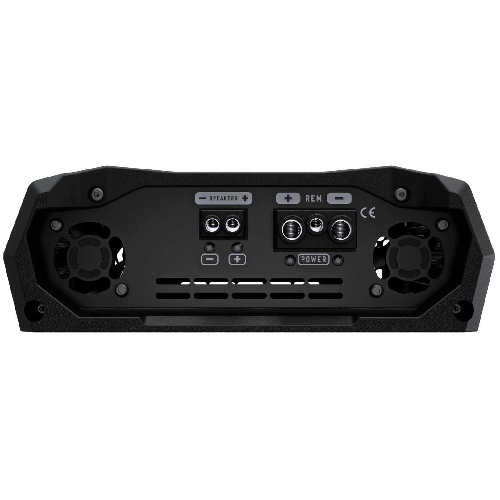 Stetsom Stetsom Bravo Attack 3000 4 Ohms Mono Car Amplifier, 3000.1 3K Watts RMS, 4 Stable Car Audio, Full Range HD Sound Quality, 3000x1, Crossover & Bass Boost, Car Stereo Speaker MD, Smart Coolers