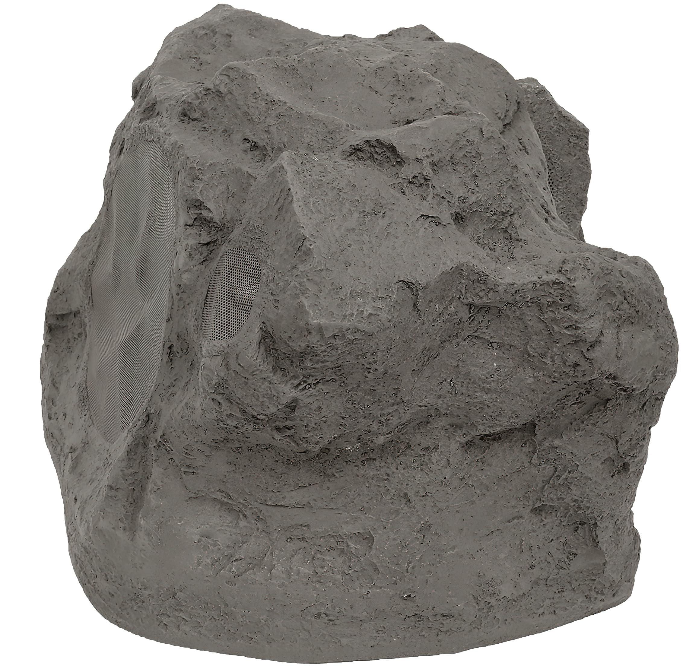 Proficient Audio Proficient Audio PAS-RS8SI-GRANITE Model RS8Si DVC/SST Outdoor Rock Speaker, Granite; 8" Injection-Molded TCC Filled Polypropylene Cone; Low Diffraction Aluminum Grilles; Dual Voice Coil Woofer