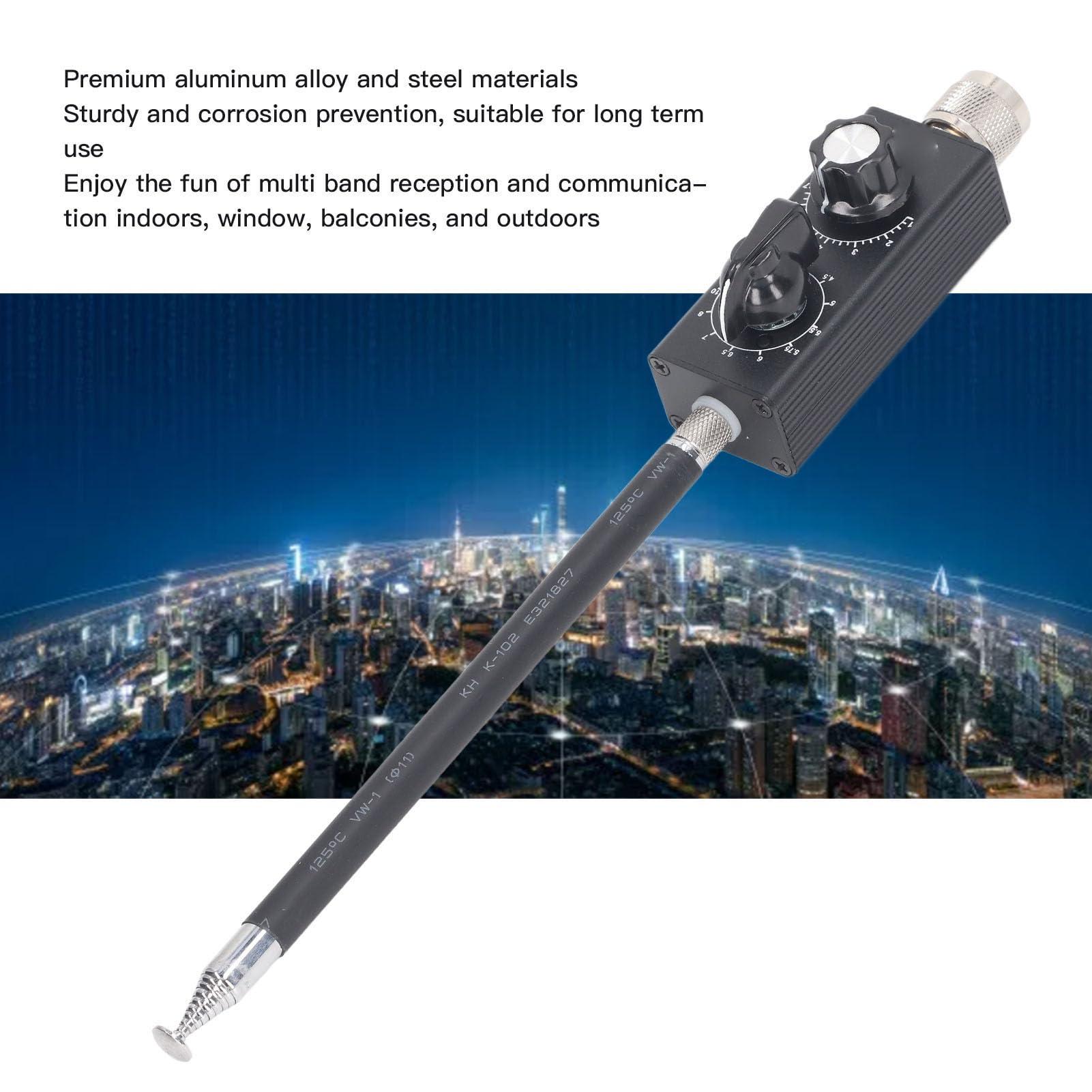 Tgoon QRP Shortwave HF Antenna , Shortwave Antenna Anti Interference Portable 3 . 5 to 470MHZ for Indoor