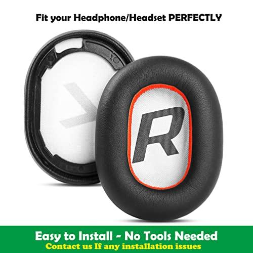 ACCOUTA Professional Replacement Earpads Cushions Compatible with Plantronics Voyager 8200 UC/Backbeat Pro2 Stereo Bluetooth Headphones Ear Pads with Softer Protein Leather/Memory Foam