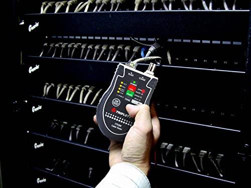 Triplett Triplett Pocket CAT LAN Tester for RJ45, CAT 5/6, and Coax Cables with Instant Pass/Fail Results (CTX200)
