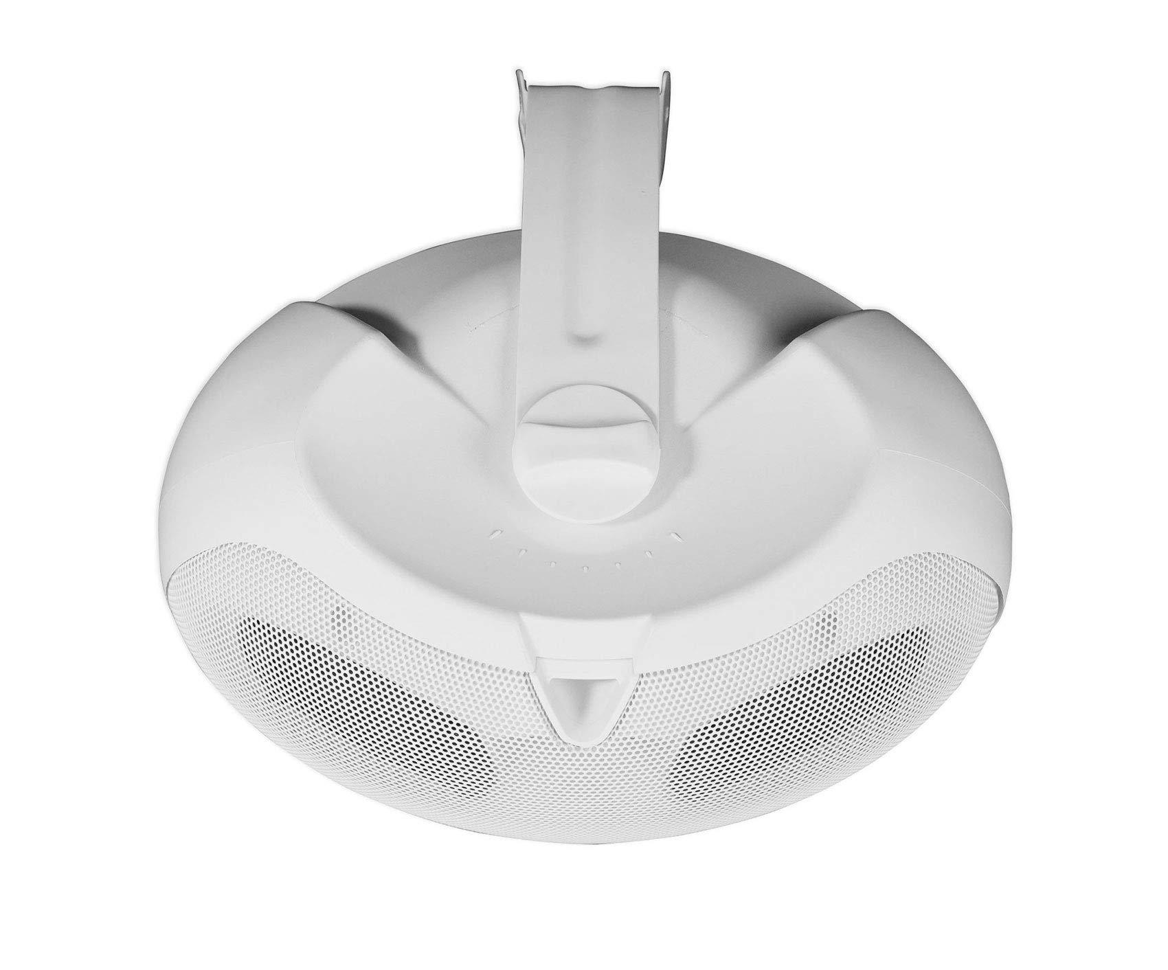 Rockville Rockville D4-8 White Dual 4" 8 Ohm Wall Mount Swivel Outdoor Home Patio Speaker