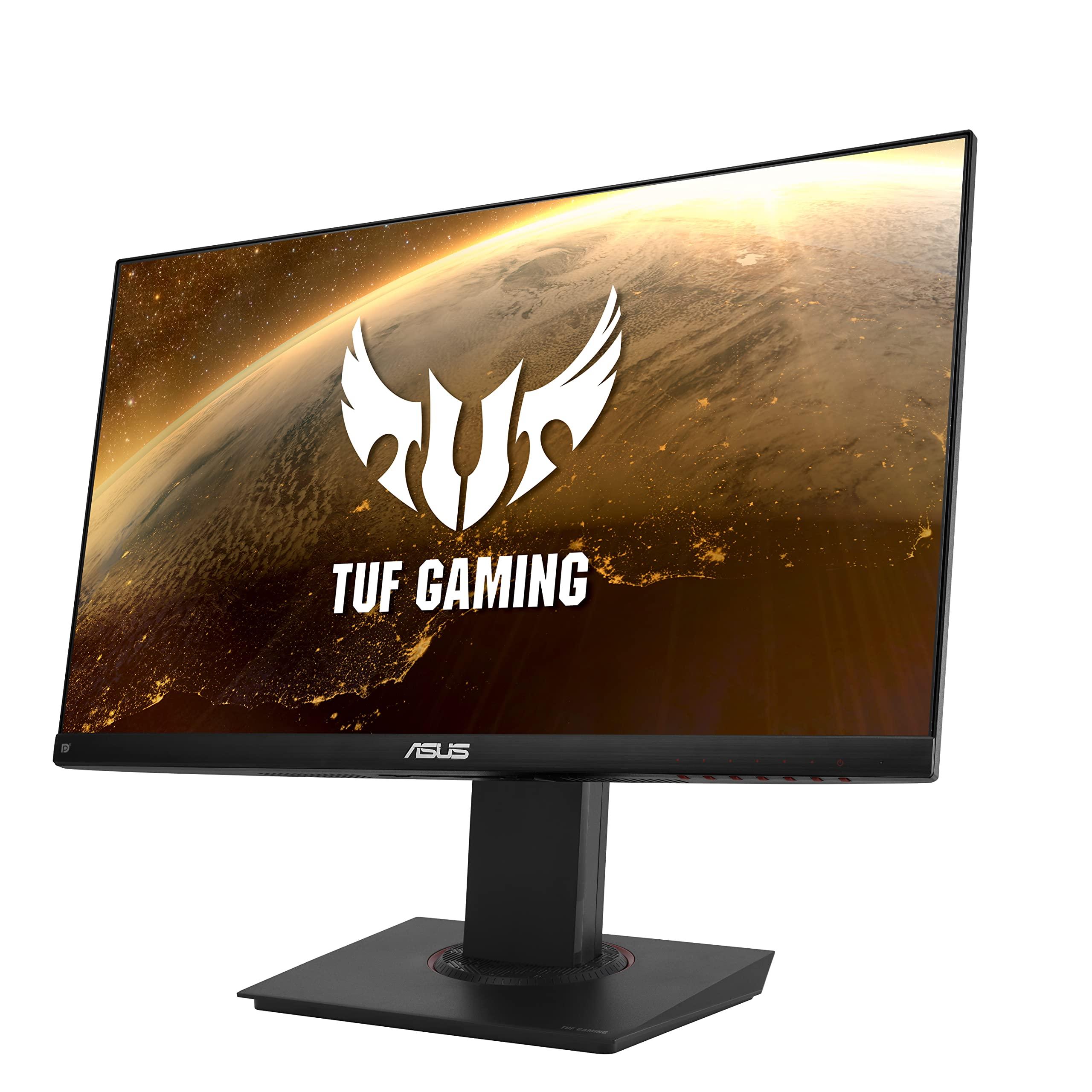ASUS ASUS TUF Gaming VG249Q 23.8 Monitor 144Hz Full HD (1920 x 1080) 1ms IPS ELMB FreeSync Eye Care DisplayPort HDMI D-Sub,Black