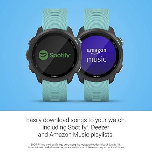 Garmin Garmin Forerunner 245 Music, GPS Running Smartwatch with Music and Advanced Dynamics, Aqua (Renewed)
