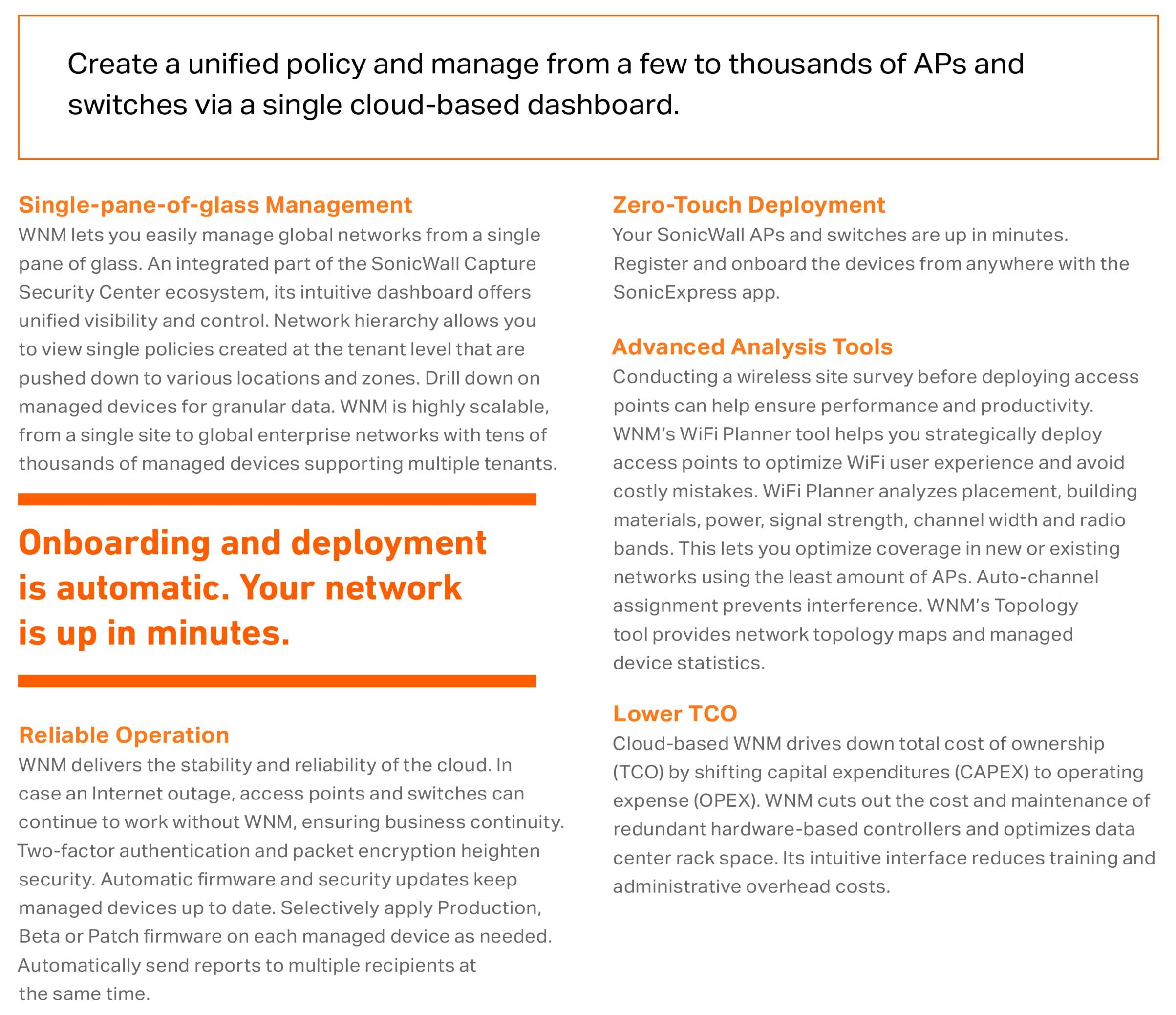 Sonicwall Sonicwall SonicWave 641 Wireless Access Point with 3YR Secure Wireless Network Management and Support License (Multi-GIGABIT 802.3AT POE+) (03-SSC-0347)