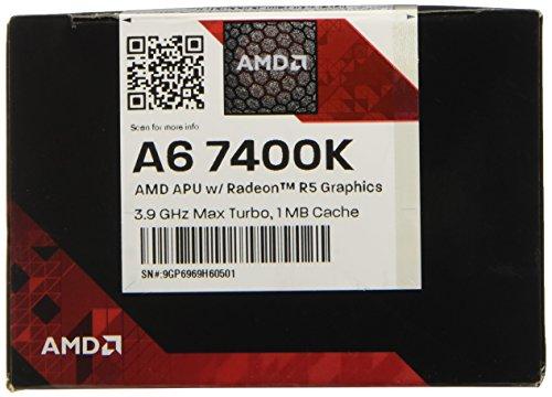 AMD AMD AD740KYBJABOX A6-7400K Dual-Core 3.5 GHz Socket FM2+ Desktop Processor Radeon R5 Series