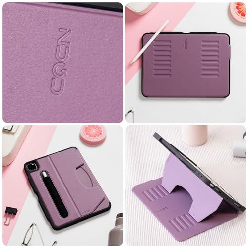 ZUGU CASE ZUGU CASE for iPad Air (M2) 11 inch (2024) iPad Air 4 & 5 10.9 Inch (2020/2022) - Protective, Ultra Thin, Magnetic Stand, Sleep/Wake Cover - Berry Purple