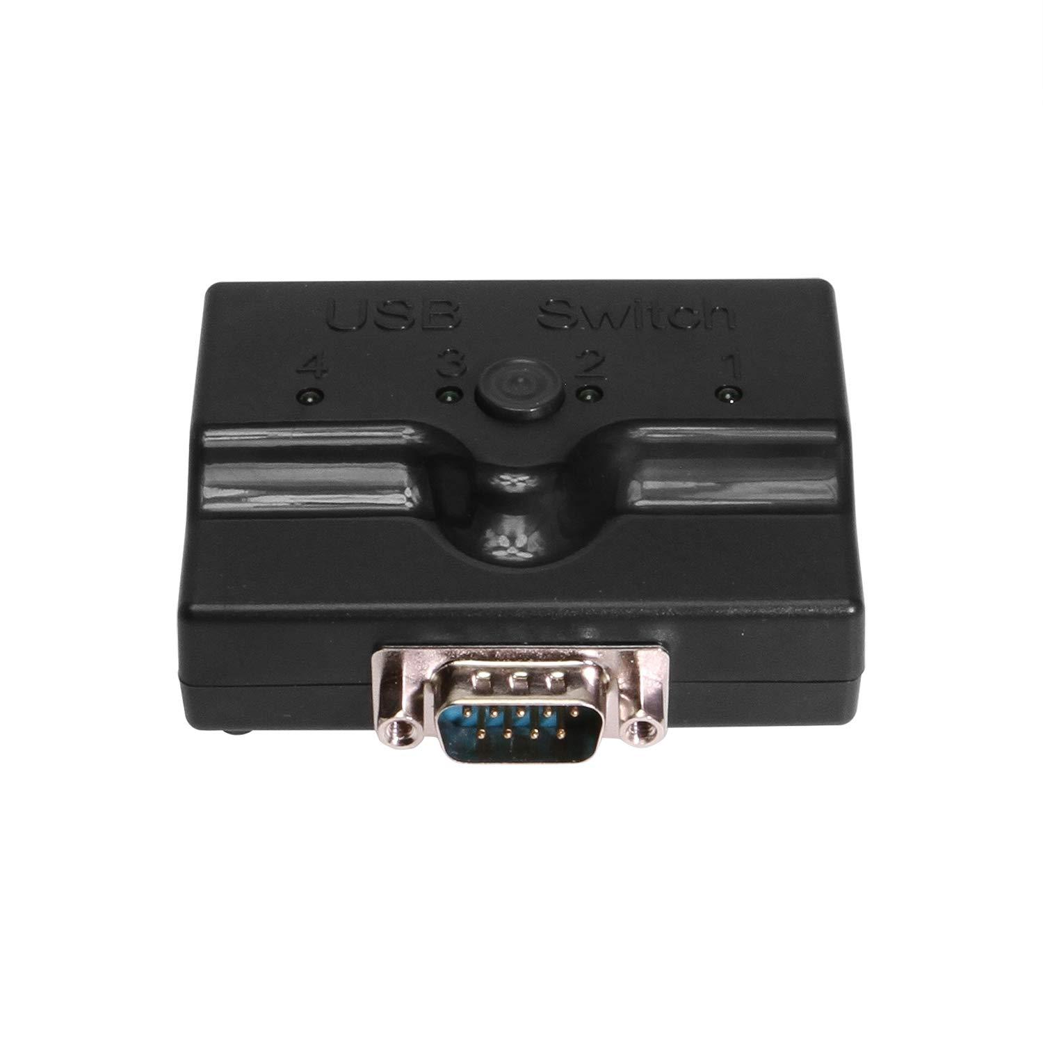 Coolgear 4 port USB 2.0 to RS 232 Auto Switch FTDI Chipset