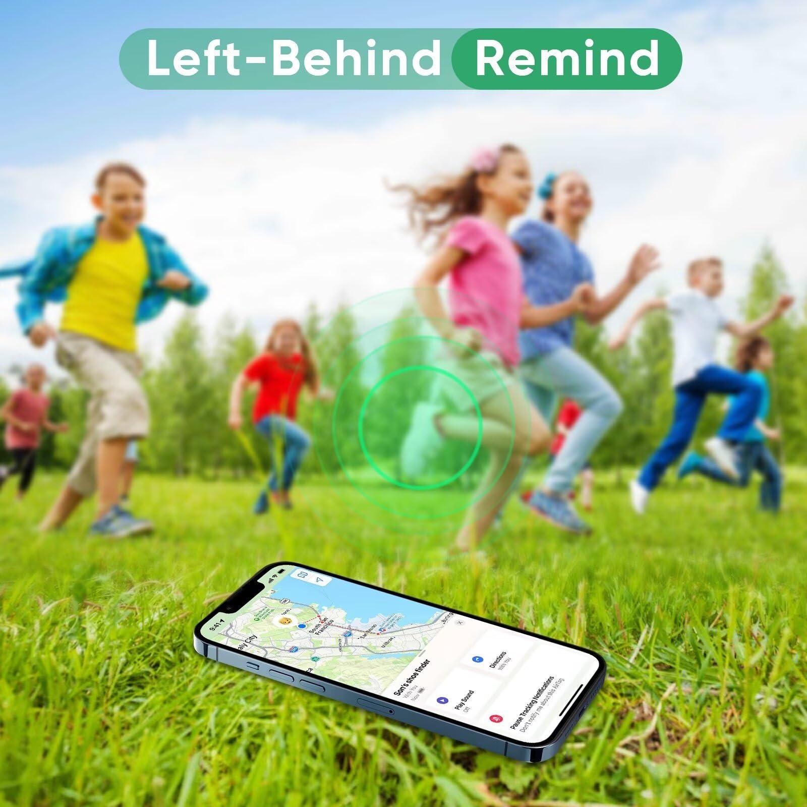 dyeoxy Shoe Finder Insole Tracker with Apple Find My Network (iOS Only) for Kids & Elderly, AirTag Alternative for Footwear Tracking, Ideal for Locating Shoes or Loved Ones (215-230mm)