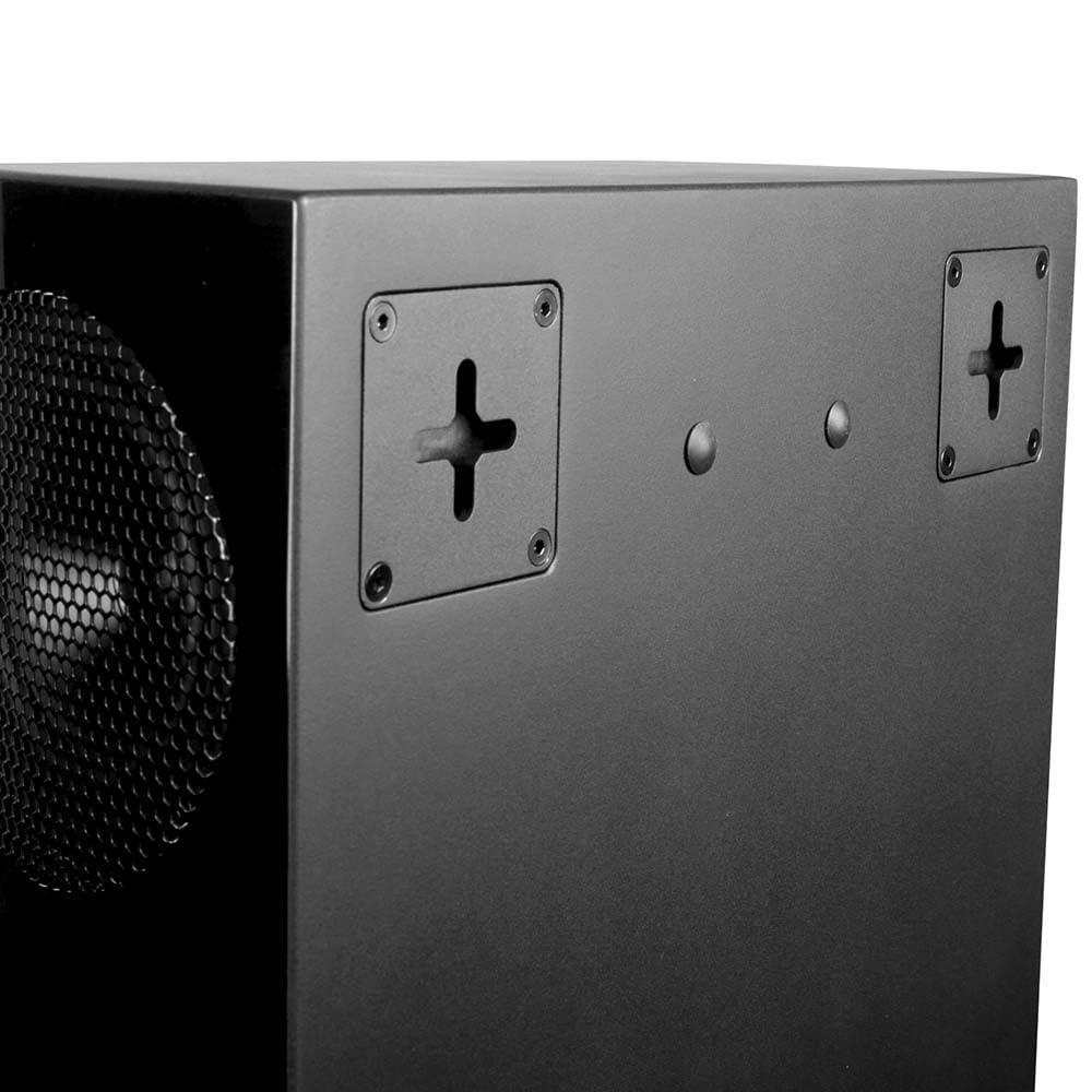 Aperion Audio Aperion Audio Verus III V8S 3-Way 8" Tripolar Surround Sound Speaker Pair for Home Theater System (Gloss Black)