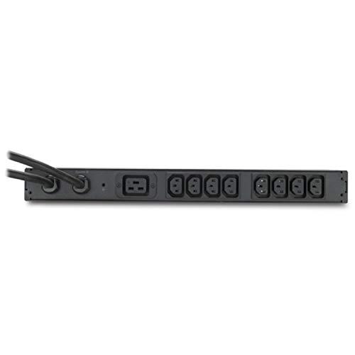 APC APC Rack ATS, 200-208V, 20A, L6-20 in, (8) C13 (1) C19 Out (AP4430)