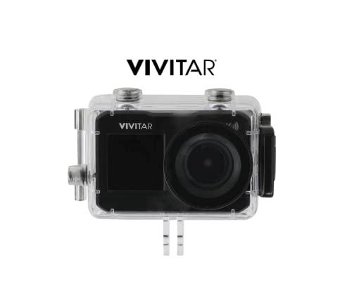 Vivitar Vivitar DVR922HD-BLK-WM 360 Degree View 4K Action Camera WiFi Mic, Black