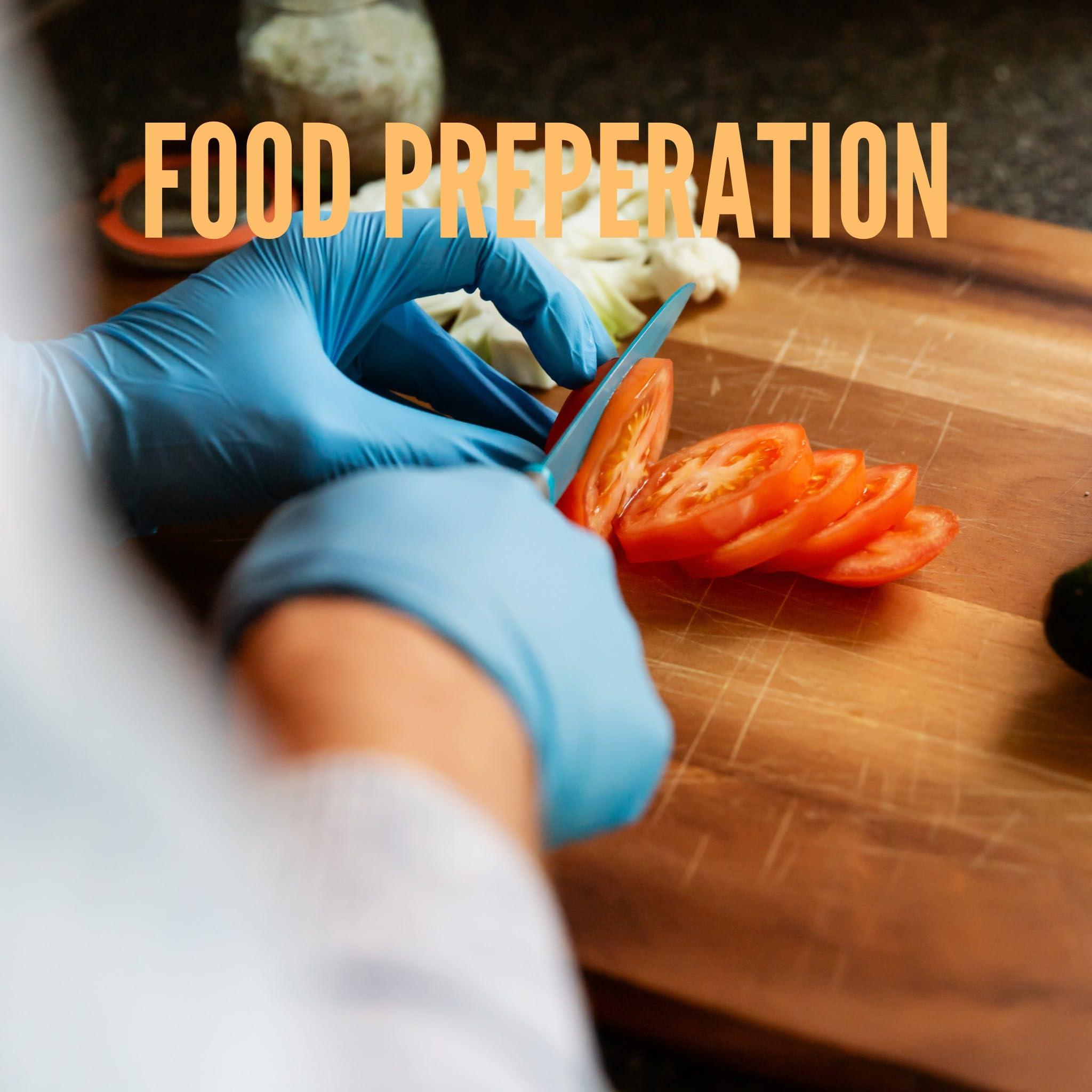 Cestus Cestus 5 Mil Nitrile Gloves Large, Box of 100, Disposable Latex Free, Mechanic Gloves, Cleaning Gloves, Guantes Desechables (Box of 100, Large)