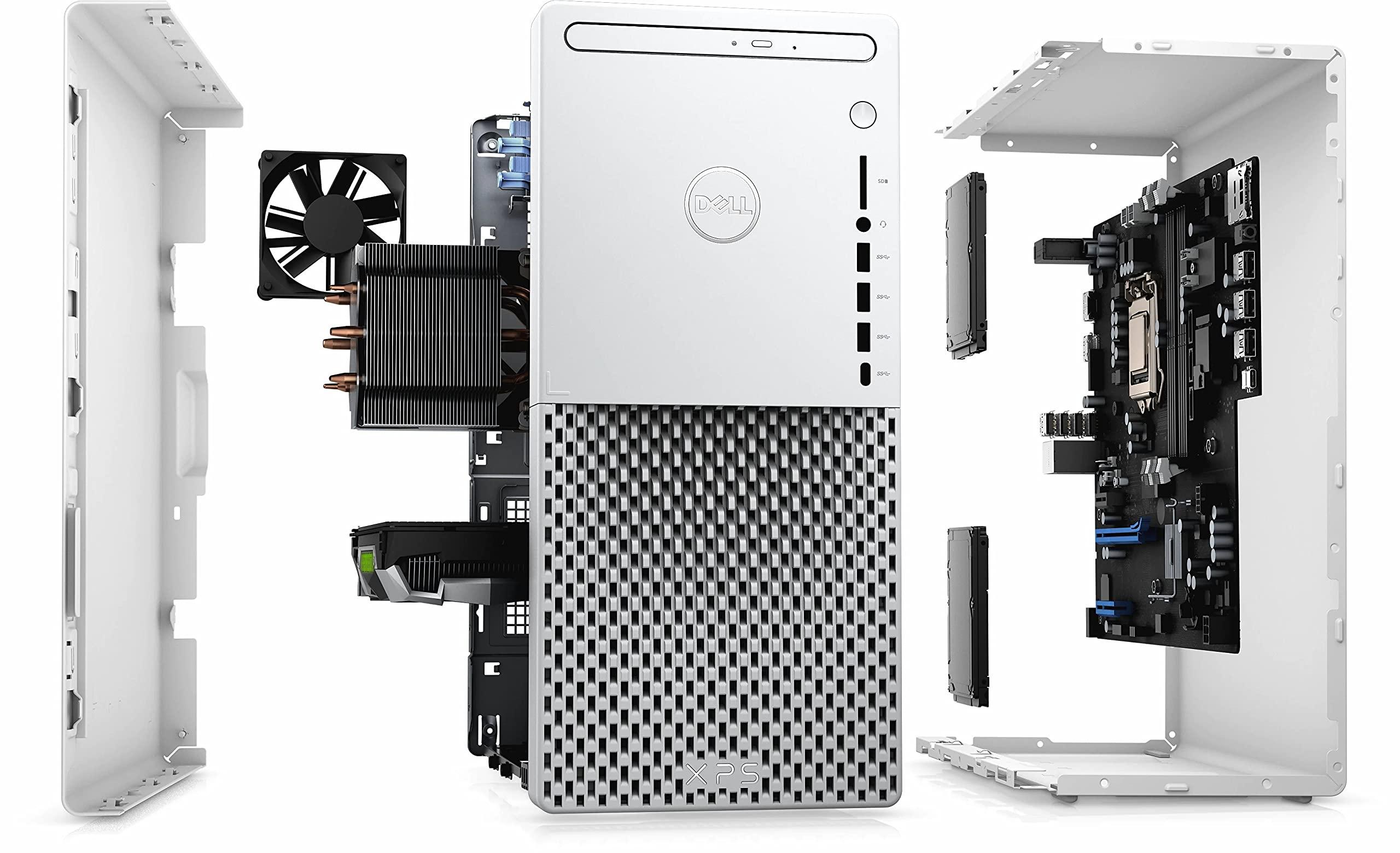 Dell Dell XPS 8940 Special Edition Premium Gaming Desktop Computer I 11th Gen 8-Core i7-11700 I 16GB DDR4 512GB SSD 2TB HDD I GeForce RTX 2060 6GB USB-C DVD-RW WiFi6 Bluetooth 5.1 Win10 White (Renewed)