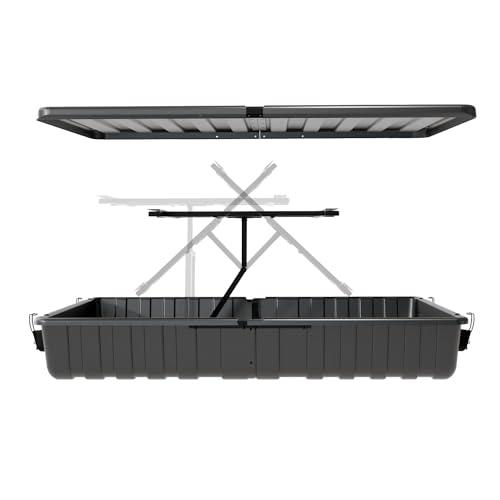 STORM SHELL Outdoor TV Hard Cover Weatherproof Protection for Television - Mounts Right on The Wall - TV Wall Mounting Bracket Included (45-55 inch), Black