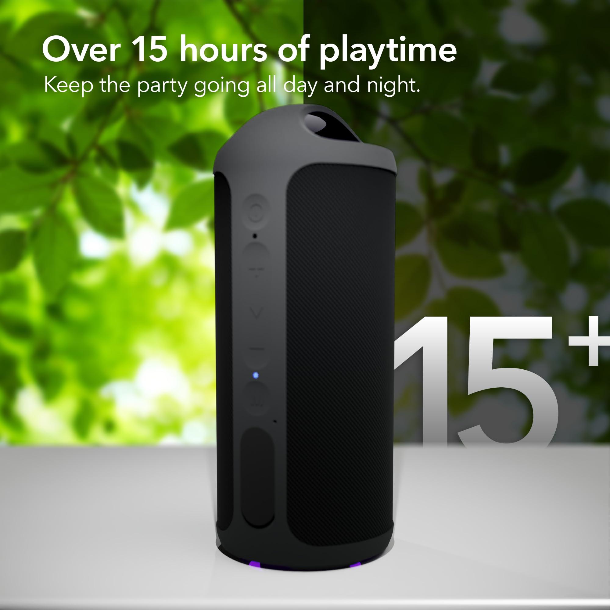 cellhelmet BAR Audio by cellhelmet | Water Resistant Bluetooth Speaker | 16W with Type-C Charging Cable and Removable Strap with Carabiner