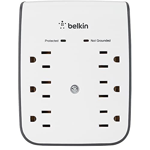 Belkin Belkin BSV602TT SurgePlus USB Wall Mount Charger, 6 Outlets; 2 USB, White