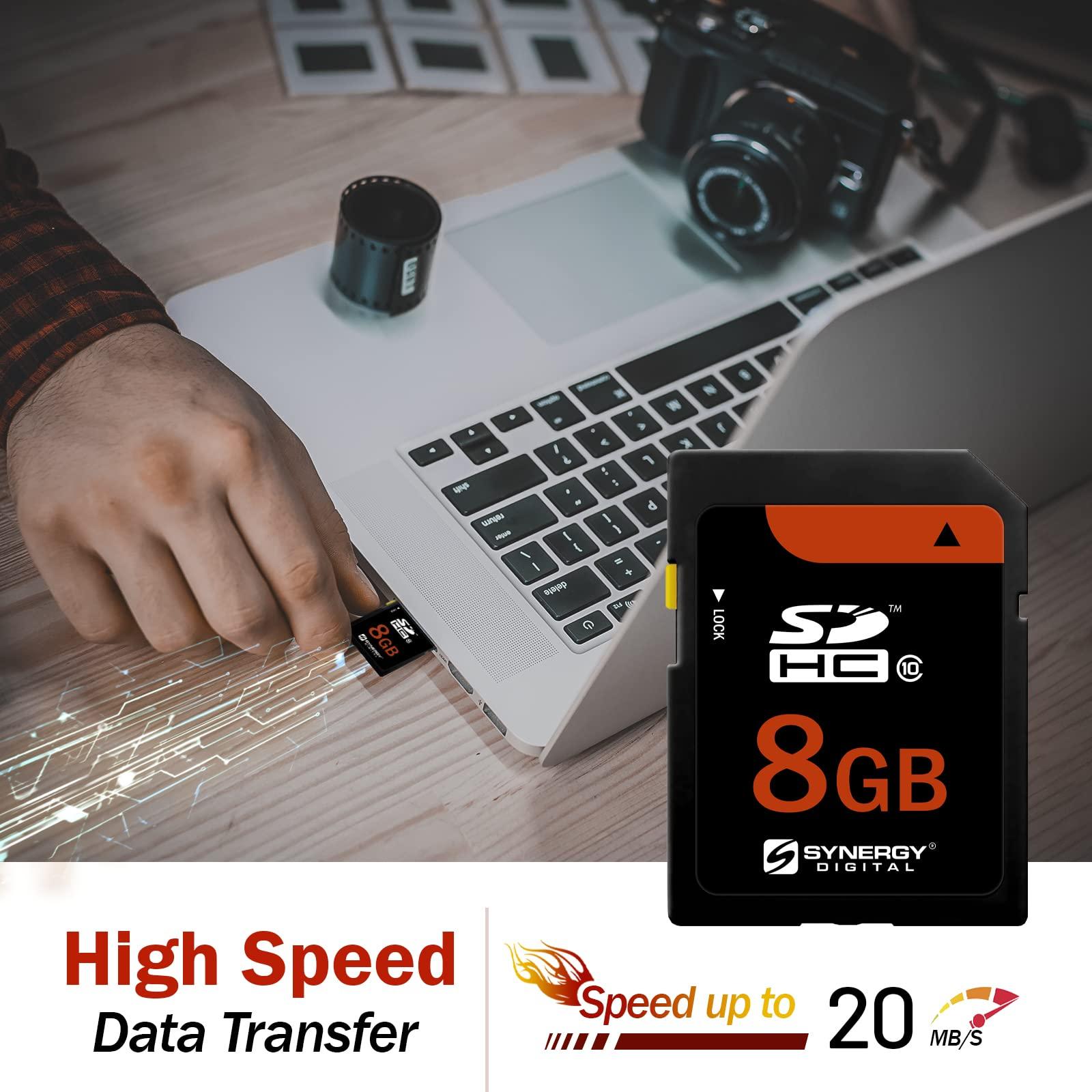 Synergy Digital Panasonic Lumix DMC-GF3 Digital Camera Memory Card 8GB Secure Digital High Capacity (SDHC) Memory Card