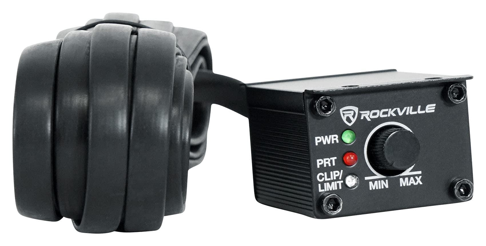 Rockville Rockville Krypton-M0 1400w Peak/350w RMS Mono 1 Ohm Car Amplifier Bundle with Rockville RWK41 4 Gauge Complete Car Amp Wiring Installation Wire Kit with RCA\'s